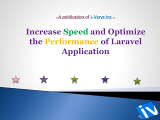 Speed Up And Optimize The Performance Of Laravel Application