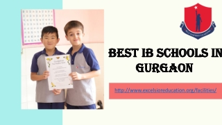 Best IB schools in Gurgaon