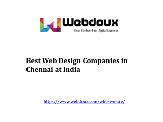 Best Web Design Companies in Chennai at India