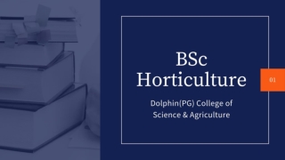 BSc Horticulture