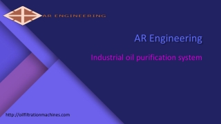 AR Engineering - Transformer Oil Filtration Plants & Oil Purification Units