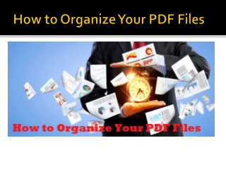 How to Organize Your PDF Files - Norton.com/setup