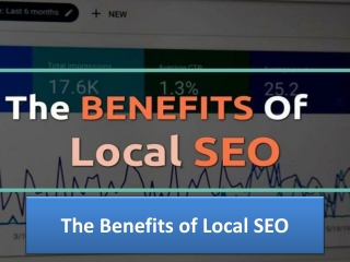 The Benefits of Local SEO