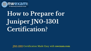 Juniper JN0-1301 Certification Exam- Practice Test