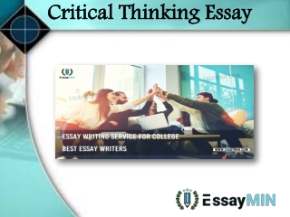 Avail Critical Thinking Essay Writing Services from EssayMin