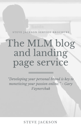 The MLM blog and landing page service