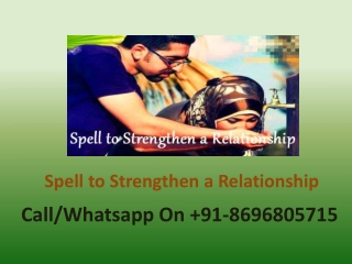 Spell to Strengthen a Relationship