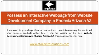 Website Development Company In Phoenix