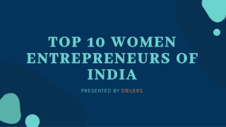 Top 10 Entrepreneurs of India