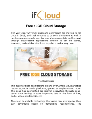 Free 10GB Cloud Storage