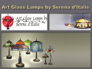 Art Glass Lamps by Serena d’Italis