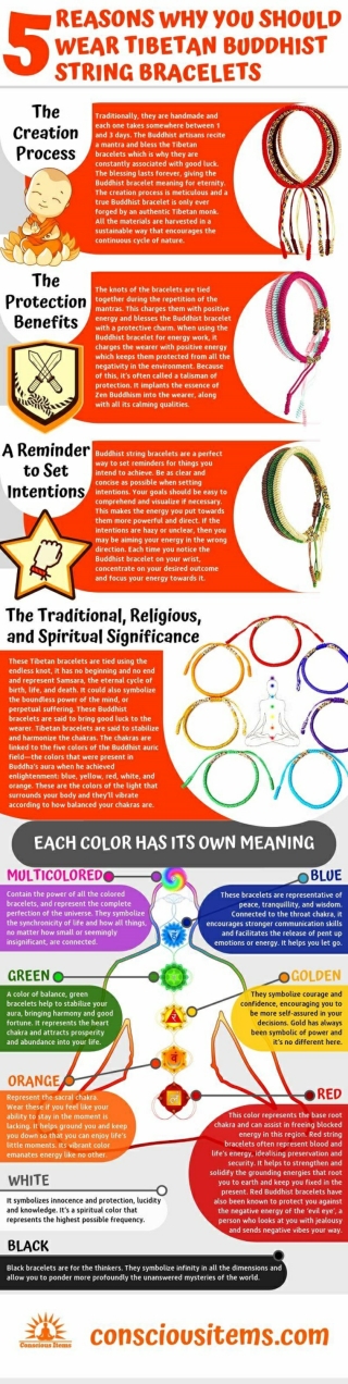 5 Reasons Why You Should Wear Tibetan Buddhist String Bracelets