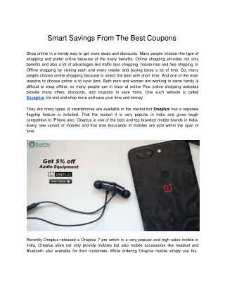 Smart Savings From The Best Coupons