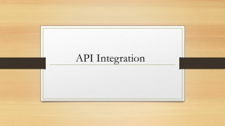 What is API Integration?