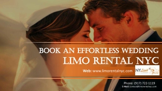 Book an Effortless Wedding Limo Rental