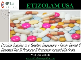 Etizolam USA