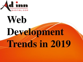 Web Development Trends in 2019