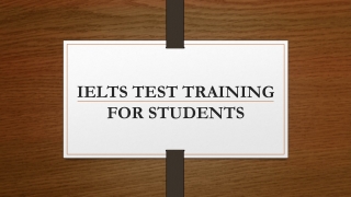 IELTS Training