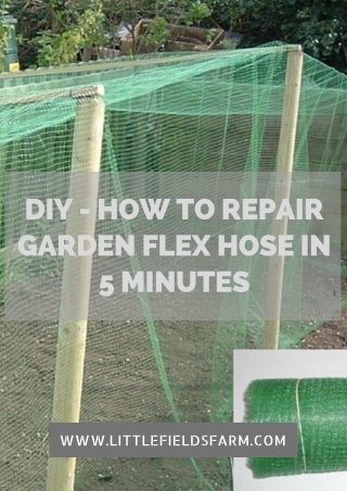 DIY - How to Repair Garden Flex Hose in 5 minutes