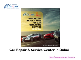 Car Repair & Service Center in Dubai