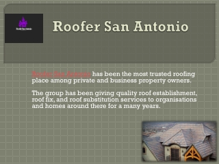 Roofer San Antonio