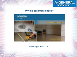 Why do basements flood