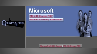MS-500 Dumps Free Practice Test | MS-500 Dumps PDF | Exam4Help