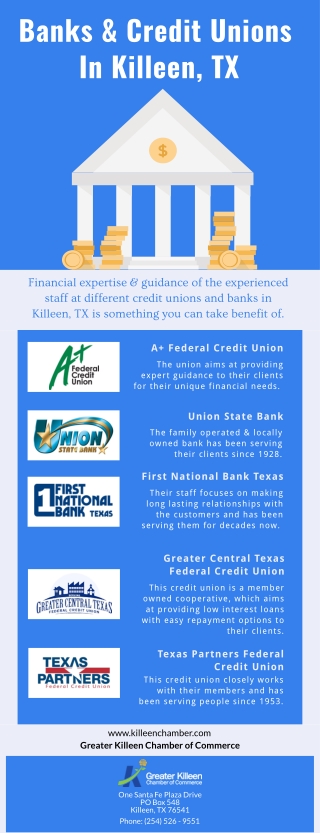 Banks & Credit Unions In Killeen TX