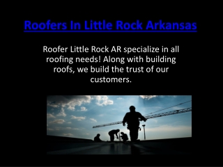 roofer little rock
