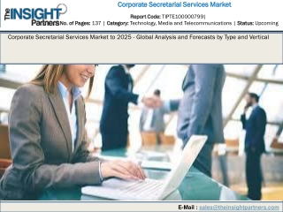 Corporate Secretarial Services Market Size, Share, Development by 2027