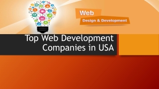 Top Web Development Companies in USA