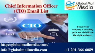 Chief Information Officer (CIO) Email List