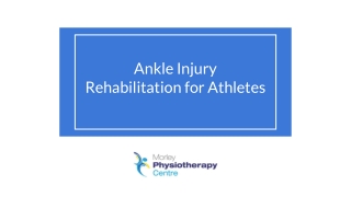 Ankle Injury Rehabilitation for Athletes - Morley Physiotherapy
