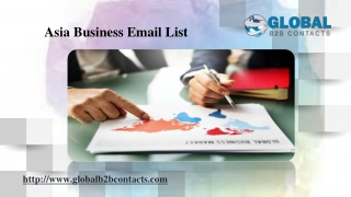 Asia Business Email List
