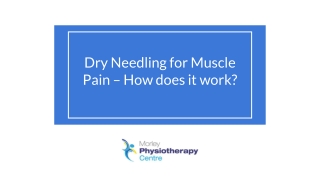 Dry Needling for Muscle Pain - How does it work? - Morley Physiotherapy