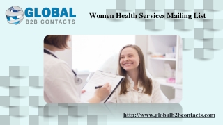 Women Health Services Mailing List
