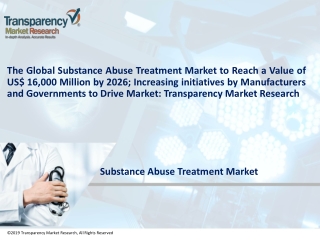 Substance Abuse Treatment Market to Reach a Value of US$ 16,000 Mn by 2026
