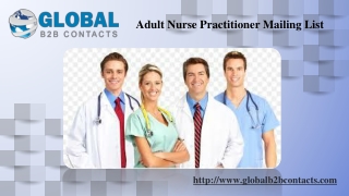 Adult Nurse Practitioner Mailing List