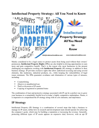 Intellectual Property Strategy: All You Need to Know