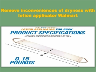 Lotion Applicator Walmart