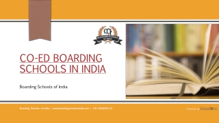 World's Best co-ed boarding schools in india