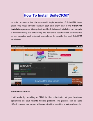How To Install SuiteCRM?