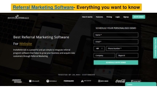 Effective Referral Marketing Software.