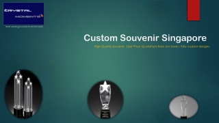 Custom Souvenir Singapore - Crystal Moments