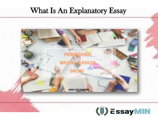 Learn About Explanatory Essay from EssayMin