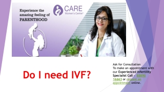 Do I need IVF?