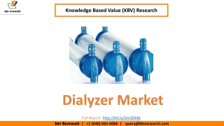 Dialyzer Market Size- KBV Research