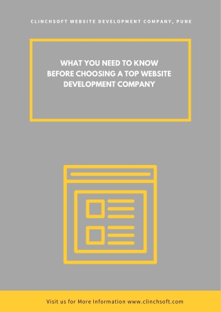 What You Need to Know Before Choosing a Top Website Development Company