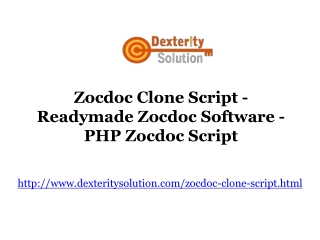 Readymade Zocdoc Software