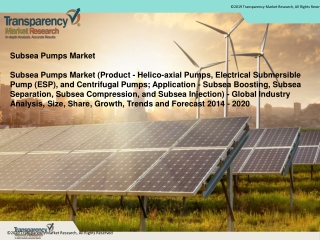 Subsea Pumps Market-Global Industry Analysis, Size, Share, Growth, Trends and Forecast 2014 - 2020